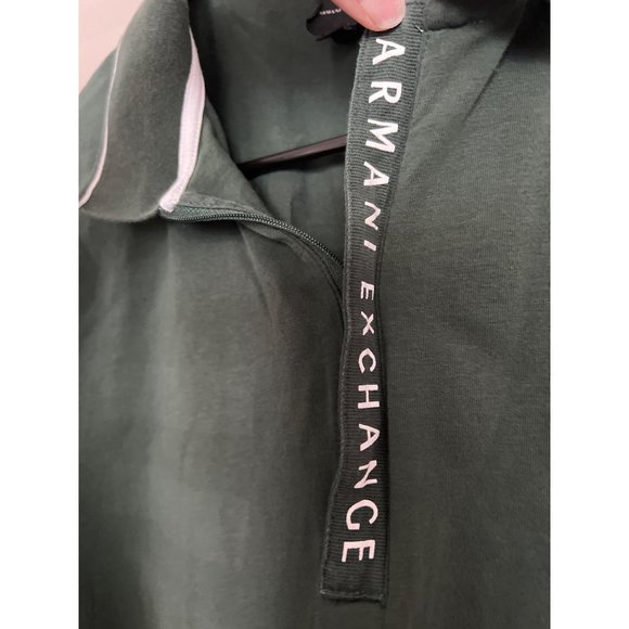 Armani Exchange Large 1/4 Zip Polo - Picture 3 of 5